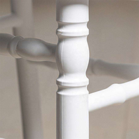 Vente en gros de chaises Napoléon en plastique blanc pour hôtel, mariage, événements