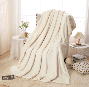 Wholesale Sherpa Flannel Double Layer Blanket Warm Skin-Friendly Quilted Lola Blanket Full Size <strong>Christmas</strong> Throwing <strong>Throws</strong> - Product Image 1
