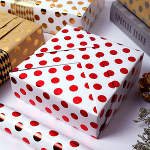High Quality Wholesale 80g <b>Birthday</b> the Perfect Dot Kraft <b>Paper</b> Tissue 43*300cm Gift Luxury Custom Packaging <b>Wrapping</b> <b>Paper</b> Roll - Product Image 6
