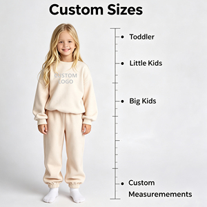 Set Casual Personalizzato per Bambini: Felpa Girocollo e Pantaloni Jogger, <span class=keywords><strong>Abbigliamento</strong></span> <span class=keywords><strong>Sportivo</strong></span> Autunno-Inverno in Due Pezzi - Product Image 4