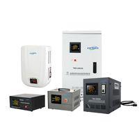 Régulateur de tension intelligent monophasé CA mural KYTSD 5KVA/10KVA/15KVA avec affichage LED en aluminium 220V 110V