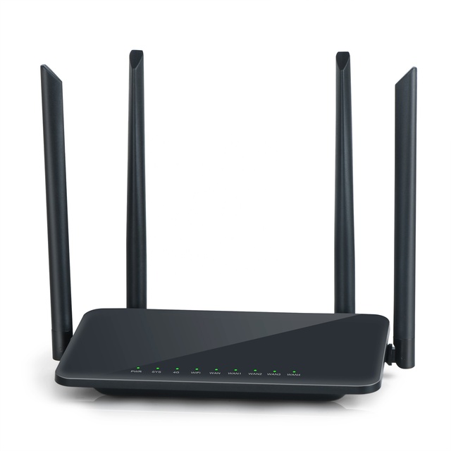 OEM/ODM ZJX 4G WiFi Router 300Mbps High Speed Home Use Openwrt with External Antennas and VPN Support 4 LAN Ports