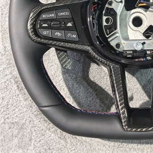 Volante Sportivo in Fibra di Carbonio CS per <span class=keywords><strong>BMW</strong></span> G05 <span class=keywords><strong>G11</strong></span> G20 G22 G30 G31 M2 G87 M3 G80 M4 G82 G42 M5 F90 F80 F82 F95 F97 M340i M440i - Product Image 6