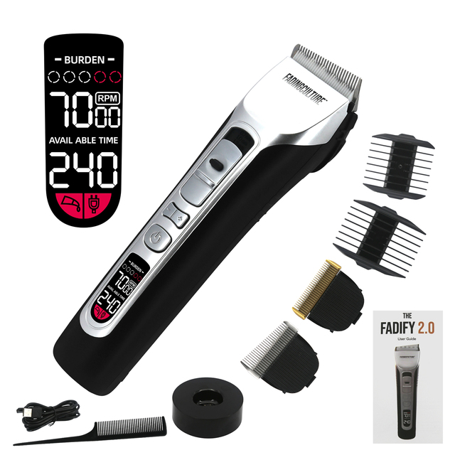 Custom Professional Hair Clipper Electric Cordless Hair Clipper Trimmer Men Fading Hair Clipper