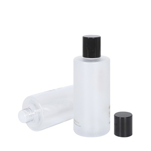 300ml en plastique givré Rose <span class=keywords><strong>eau</strong></span> <span class=keywords><strong>micellaire</strong></span> Toner démaquillant bouteille d'huile avec bouchon à vis utilisation pour shampooing et trempage tampon de coton - Product Image 1