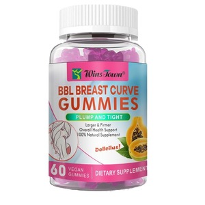 Gomitas BBL para Curvas de Senos, Marca Privada, 60 Unidades, Suplemento Natural a Base de Hierbas para el Cuidado y Apoyo de los Senos, Suplemento Dietético - Product Image 5