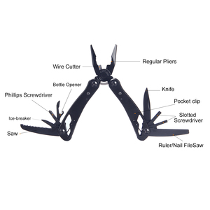 Coltello Tascabile Multifunzione in Acciaio Inox di Grado Industriale, Set di Cacciaviti, Pinze Multifunzione OEM Made in China per Sopravvivenza all'Aperto - Product Image 1