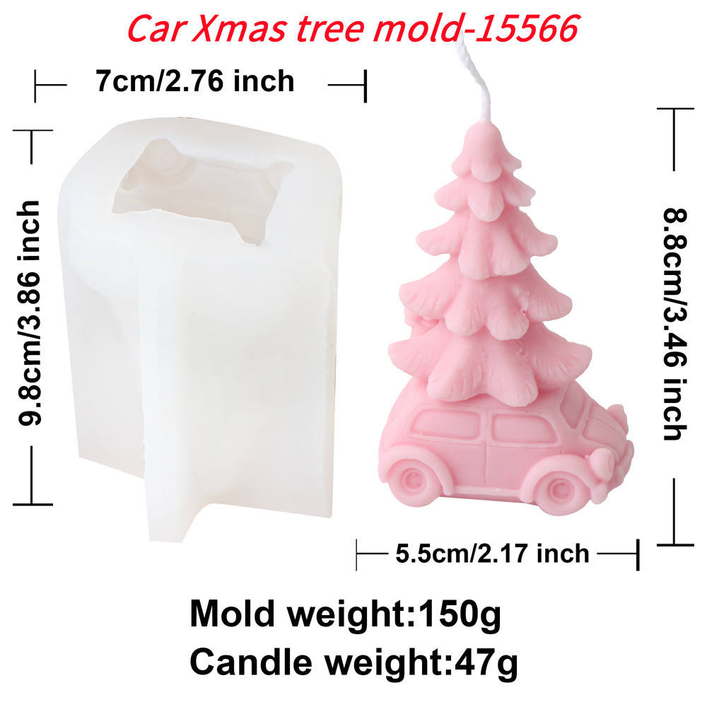 แม่พิมพ์ต้นไม้รถยนต์คริสต์มาส-15566