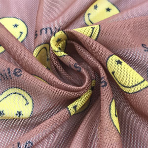 Tela de Malla de Burbujas Estampada Digitalmente con Amoníaco, Poliéster Peinado 40D, Elástica, para Ropa de Yoga, Ropa Interior, Toallas, Tapicería, Niñas - Product Image 3