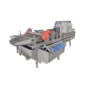 Fruit And Vegetable Cutting Washing Drying Machine Vegetables Cleaning Production Line Vegetable Cleaning Machine