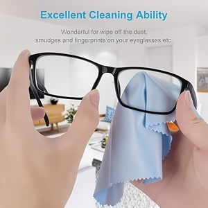 Lingettes de nettoyage pour lunettes, écrans de téléphone, chiffon doux et délicat en microfibre sans traces avec logo personnalisé - Product Image 4