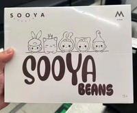 Boîte Mystère en Gros Authentique Sooya Studio Beans M Stand Mini Figurines Anime PVC Échelle 1/12 Boîtes Surprises Décoration de Bureau