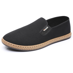 Zapatos de tela de Pekín antiguos 166 para hombre, suela blanda, transpirables, inodoros, con base de <span class=keywords><strong>mil</strong></span> capas de artemisa, tendencia de moda de primavera para papá. - Product Image 5