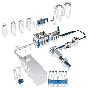 CE 1000-30000 bph completa Automática industrial de agua embotellada de la máquina