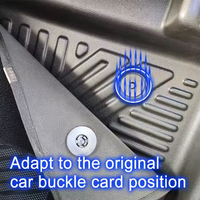 Tapis de sol de voiture en TPE durable antidérapant toutes saisons personnalisés par l'usine Kqd, adaptés à Byd Yuan Plus