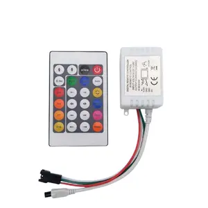 デジタル信号IRリモートコントロールスマートプログラム可能ICDC12V3ピンコネクタLEDストリップRGB流水コントローラー