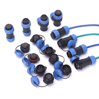 Connecteur étanche IP68 série WeiPU SP, SP11 SP13 SP17 SP21 SP29, prise d'alimentation 4 broches