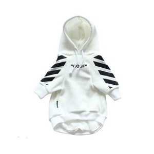 Sudadera con capucha para perro, traje de moda para mascota, Negro, Rosa, blanco, ropa para gatos, abrigos - Product Image 6