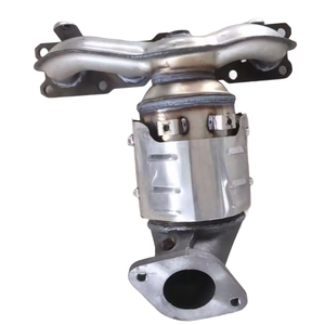 อะไหล่รถยนต์ OEM/ODM ใหม่เอี่ยม: ตัวเร่งปฏิกิริยาไอเสียมาตรฐานยูโร 5 เหมาะสำหรับรถยนต์ฮุนได ซานตาเฟ่ รุ่นใหม่ทั้งหมด เครื่องยนต์ 2.4 ลิตร ปี 2015-2017 - Product Image 1