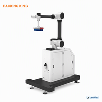 Mesin Palletizer Robot Otomatis BM1030D-1800, Beban Angkut 30kg, Jangkauan Lengan 1900mm untuk Penumpukan Kotak Karton, Pengemasan Akhir Jalur Produksi