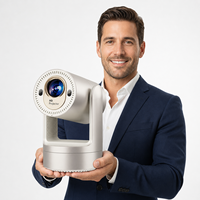 Projecteur LCD portable Junuo Mini J3 avec batterie intégrée, cinéma en plein air, projecteur de cinéma maison, projecteur sans fil HD Android 4K