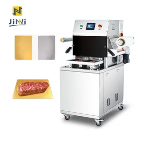 JINYI-máquina de envasado al vacío de piel DQ330VSL, máquina automática de corte al vacío para paquetes de piel, bandejas de comida, fábrica china