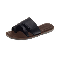 Sandales et pantoufles pour femmes, toutes saisons, bout rond, style japonais/coréen, PVC antidérapant, chaussures plates de plage