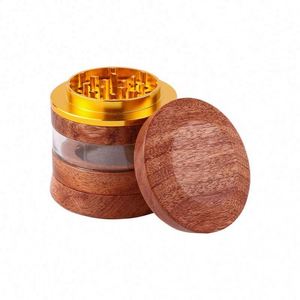 New Arrival Wooden <b>Herb</b> <b>Grinder</b> With Window Custom Logo - Product Image 2