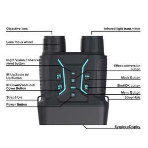 赤外線ナイトビジョンゴーグル4Kフルカラーナイトビジョン双眼鏡充電式バッテリー8Xデジタルズームハンティング - Product Image 6