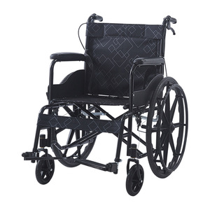 Silla de Ruedas Ligera y Plegable con Asiento Acolchado, Manual, para Personas Mayores y con Discapacidad, Uso Doméstico y de Viaje, Freno en U, Duradera y Fácil de Operar - Product Image 1