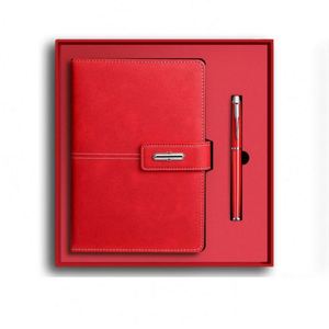 2024Custom Faux Leather Hardcover Stationery Notebook Gift Set A5 Luxury <b>Planner</b> Recycled Paper <b>Journal</b> Notebook With Pen - Product Image 4