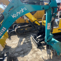 Miniexcavadora Usada Original de Japón para U15, U17, U20S, 2022, Bomba Hidráulica Completa, Motor, Caja de Cambios, Alta Eficiencia