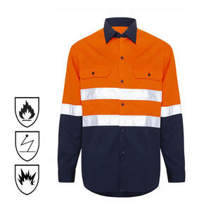 Camisa Ignífuga Resistente al Fuego, Antiestática, de Modacrílico/Algodón/Aramida, para Soldadura, en Oferta - Product Image 1