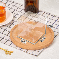 Boîte d'emballage en plastique transparent PVC/PP/PET pour bonbons, boîte d'emballage en plastique pour macarons