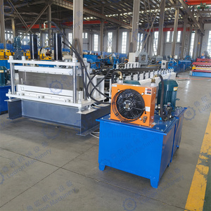 เครื่องขึ้นรูปแผงประตูเหล็กอัตโนมัติ เครื่องขึ้นรูปแผงประตูเหล็กสำหรับอุตสาหกรรม เครื่องรีดขึ้นรูปแผงประตูเหล็ก - Product Image 3