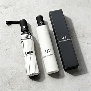 Paraguas Promocional Plegable de Alta Calidad con Logotipo Personalizado al por Mayor, con Estuche, Protección UV, para Regalos Empresariales - Product Image 1