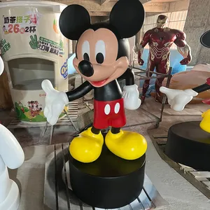 Escultura Grande de Fibra de Vidrio de <span class=keywords><strong>Mickey</strong></span> Mouse para Decoración de Inauguración de Tiendas y Adornos para Sala de Estar - Product Image 4