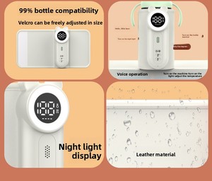 Chauffe-lait sans fil portable avec charge USB et veilleuse pour l'alimentation du bébé - Product Image 5