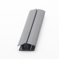Pistoolgrijs Minimaal 15Mm Spleet 135 Graden Badkamer Douchewand Magnetische Afdichtingsstrip