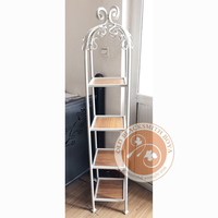 Support de plante antique en fer massif, grand support de pot de fleurs pour jardin, décoration extérieure pour cour
