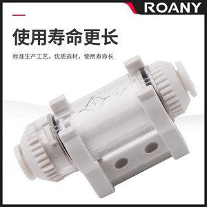 <b>Vacuum</b> <b>Pump</b> Filter ZFC100 ZFC200 06B 04B 08B 1/2 In Air Inlet PP Material For Nylon PU Tubing - Product Image 2