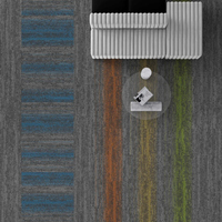 Tapis nordiques de salon élégant de tapis de tapis modernes mous amicaux pour le plancher