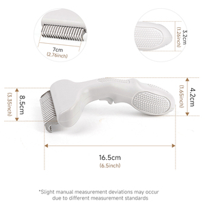 Pet thép không gỉ loại bỏ lông găng tay & con lăn dễ dàng để sử dụng cho chó và mèo - Product Image 6