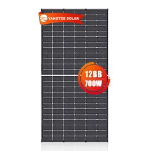 Yangtze pv 700 watt prices of solar panels monocrystalline 210mm cell eu warehouse