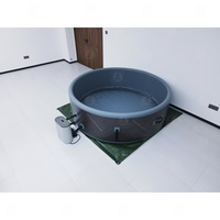 Bain à remous gonflable moderne en PVC pour extérieur, 10 jets de massage, portable, à bulles, écologique, GECKO Control 2-6 places, vente en gros