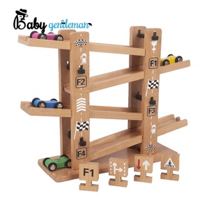 New arrival preschool wooden ramp car toy for kids Z04113E