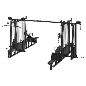 Thiết bị tập thể dục thương mại đa trạm 8 Trạm đa phòng tập thể dục rừng chéo + Cáp máy tập thể dục rừng - Product Image 2