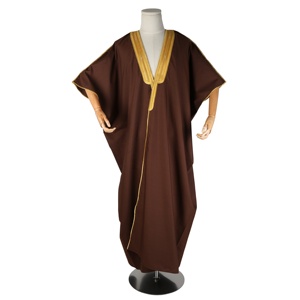 <span class=keywords><strong>Vestido</strong></span> árabe musulmán dorado bordado, tafetán, caftán, desierto, Jubah, Abaya, Jalabya, étnico, qami, Jeque islámico, Khaleeji - Product Image 3