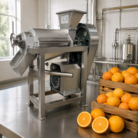 Industriële 220V Hoge Productiviteit Appel Ananas Sapcentrifuge Machine SUS 304 Spirale Sapcentrifuge voor Kokosmelk