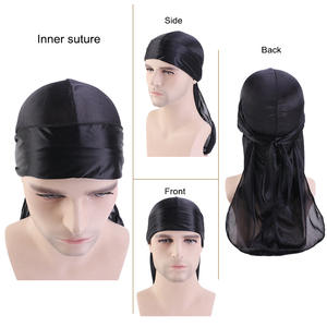 Durags en soie personnalisés, Durag Long Tail Doo Rags 360 Wave Cap <span class=keywords><strong>Bandana</strong></span> Hat Durag Cap Long Tail <span class=keywords><strong>Bandana</strong></span> Designer Casquette extensible - Product Image 3